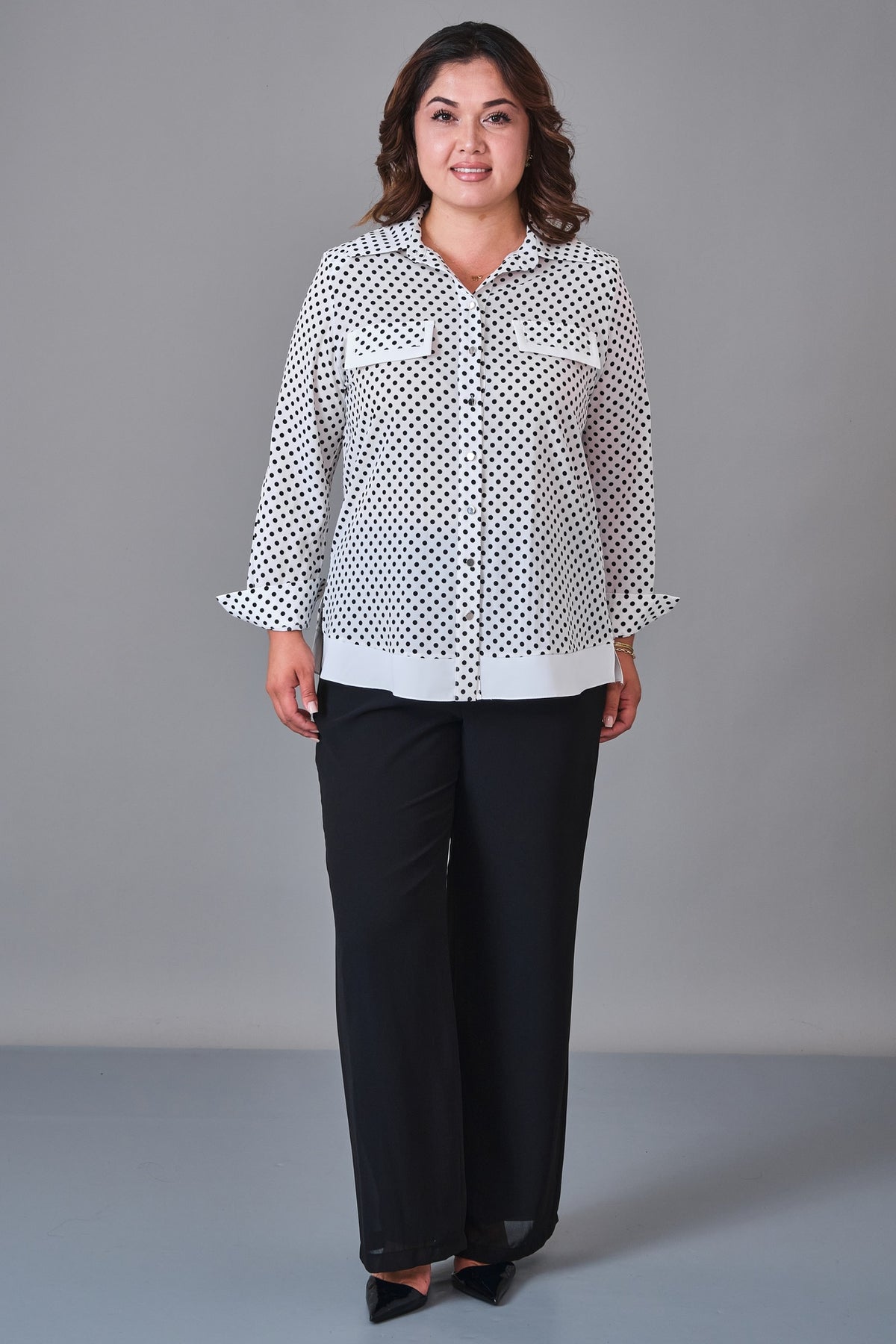 Kifayet - Plus Size Shirt (KFT27K18711) - 8690200242847