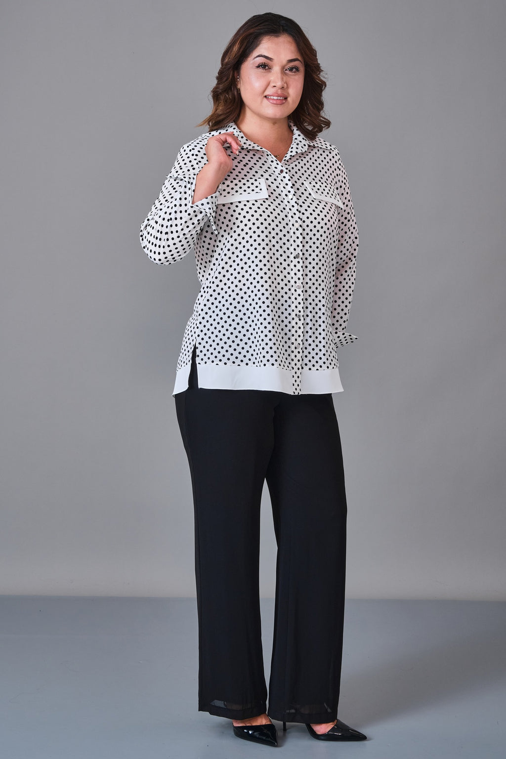 Kifayet - Plus Size Shirt (KFT27K18711) - 8690200242847
