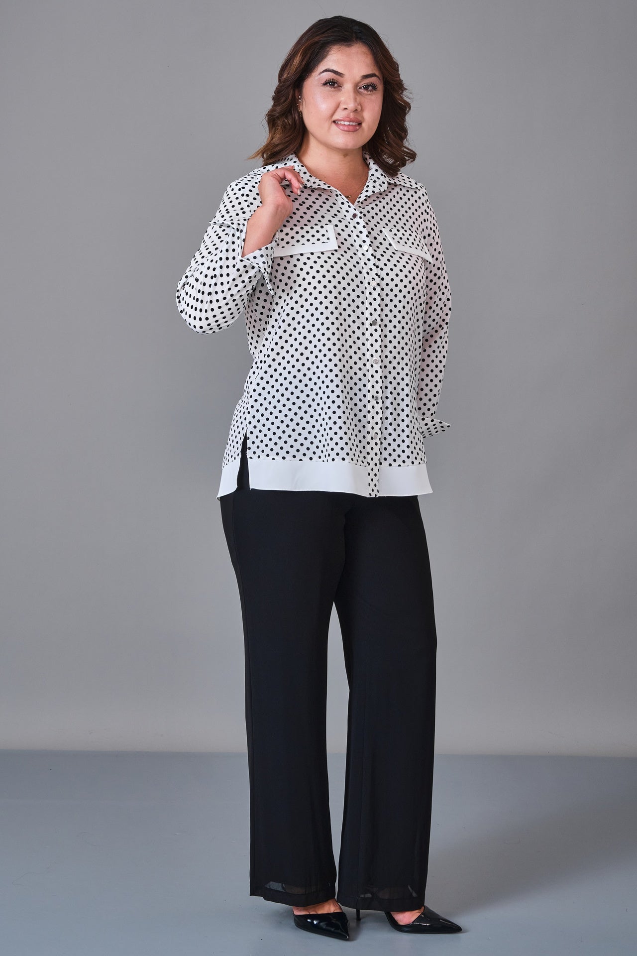 Kifayet - Plus Size Shirt (KFT27K18711) - 8690200242847
