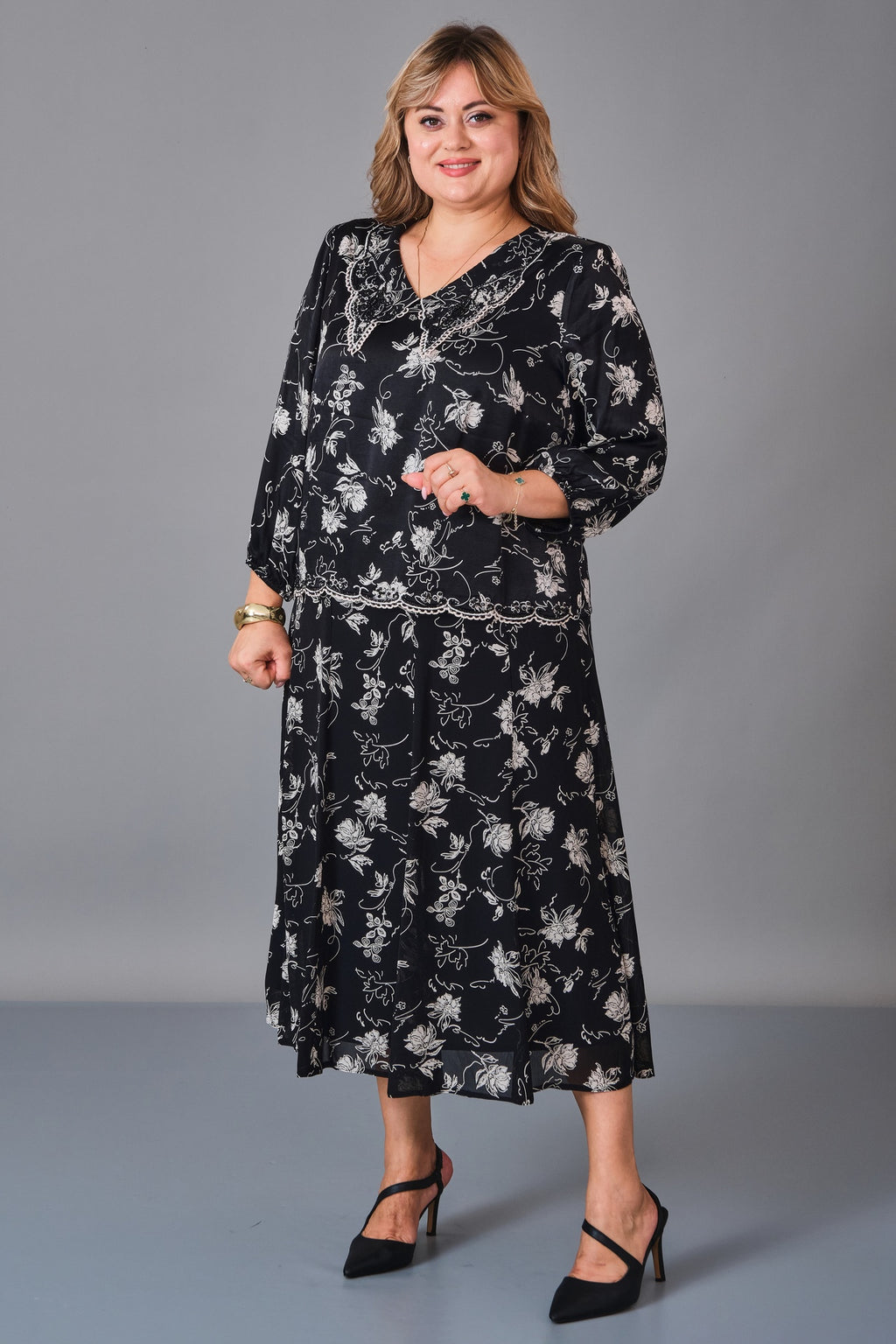 Gumanize - Plus Size Dress (GMZ2027-76-8425) - 8690200242892
