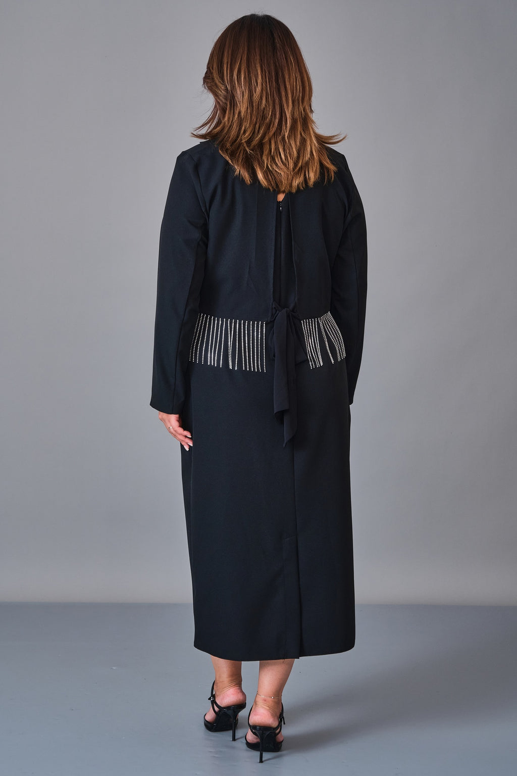 Dress Port - Plus Size Dress (DSP27K3667) - 8690200243028
