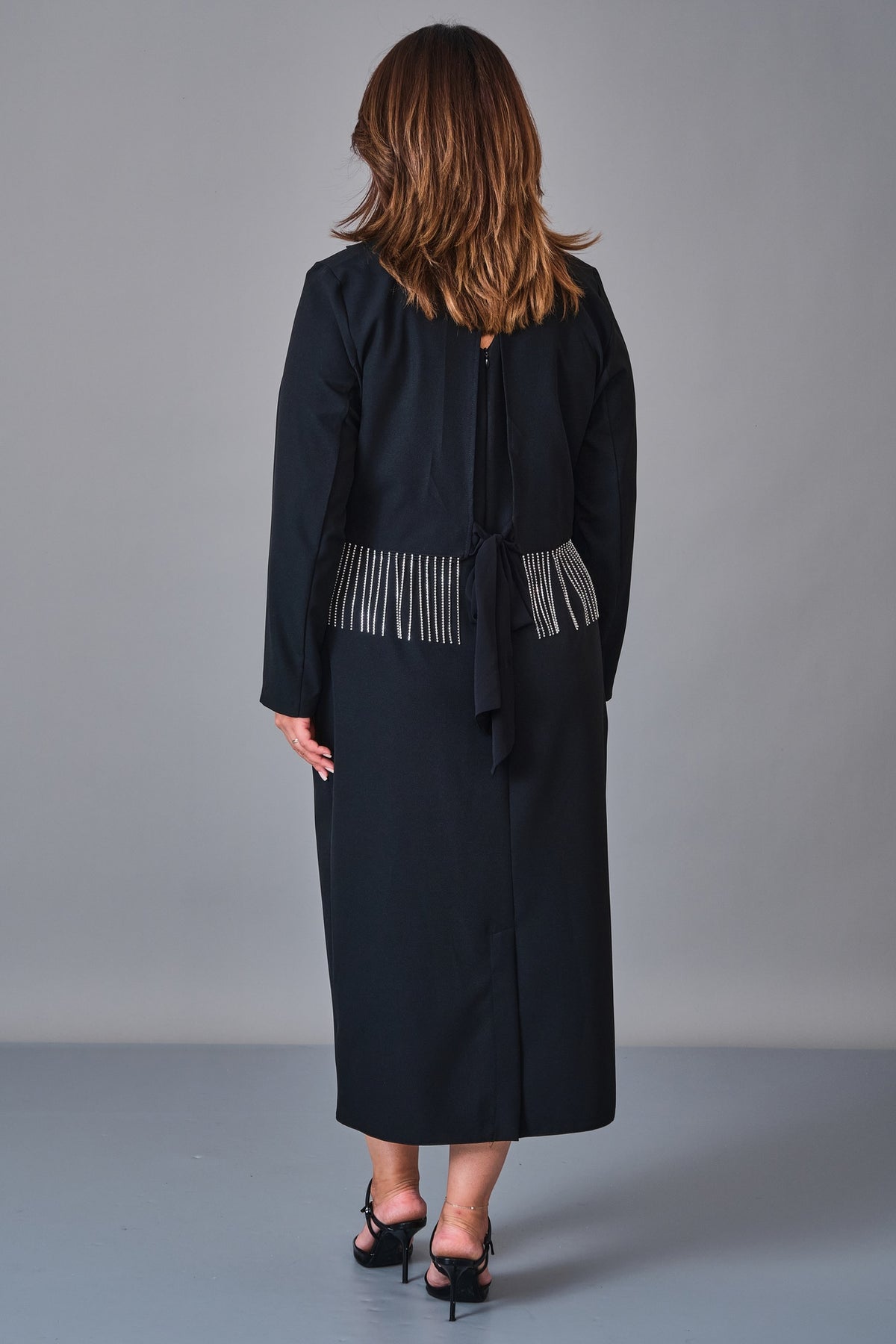 Dress Port - Plus Size Dress (DSP27K3667) - 8690200243028