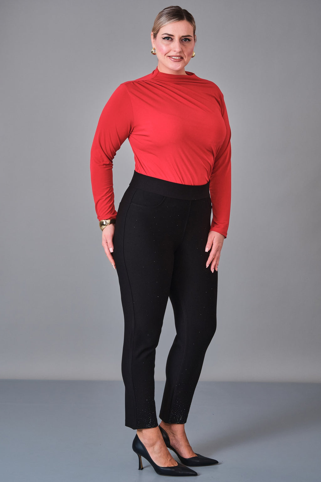 Elitline - Plus Size Trousers (ELT27K1-01-4039) - 8690200243318