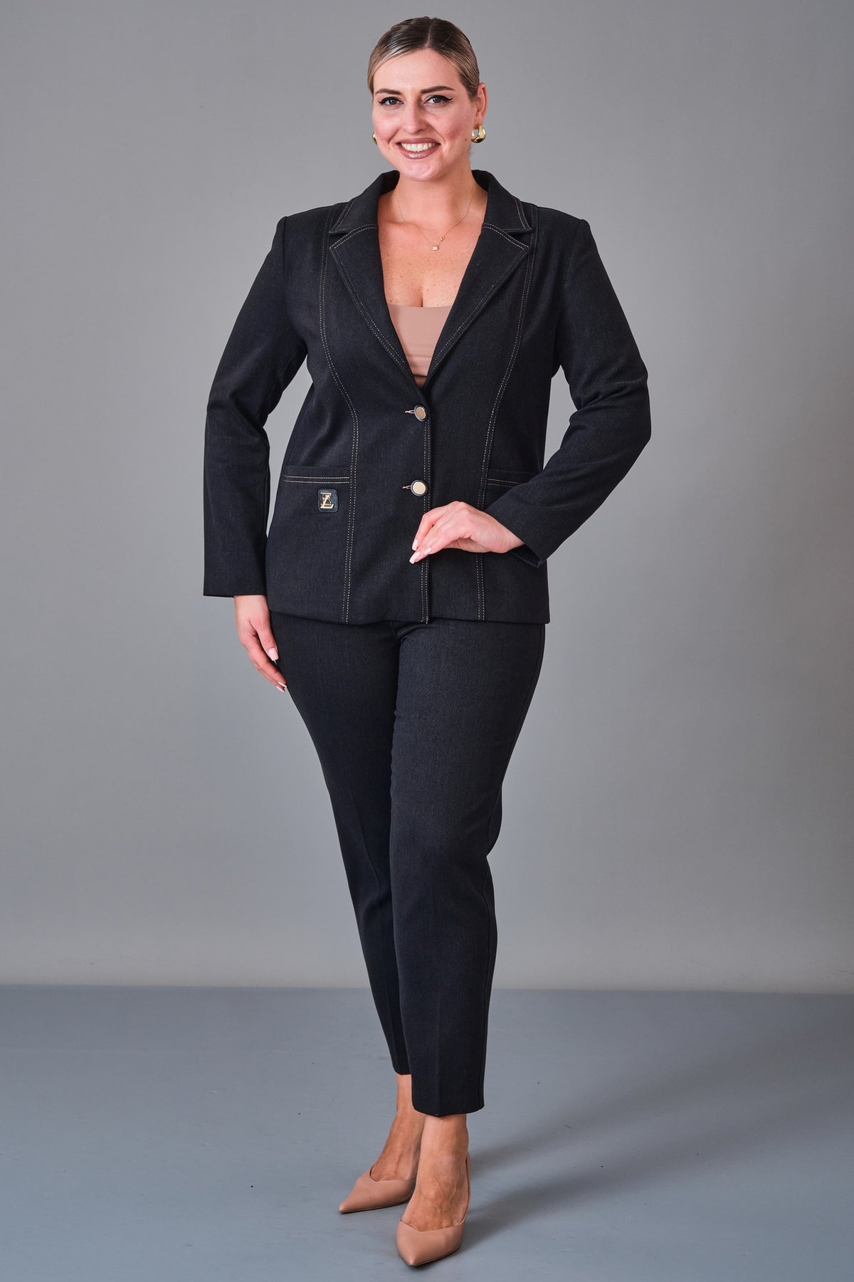 Elitline - Plus Size Suit (ELT27K7-60-4089)