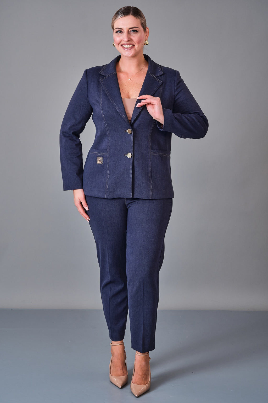Elitline - Plus Size Suit (ELT27K7-60-4089) - 8690200243417