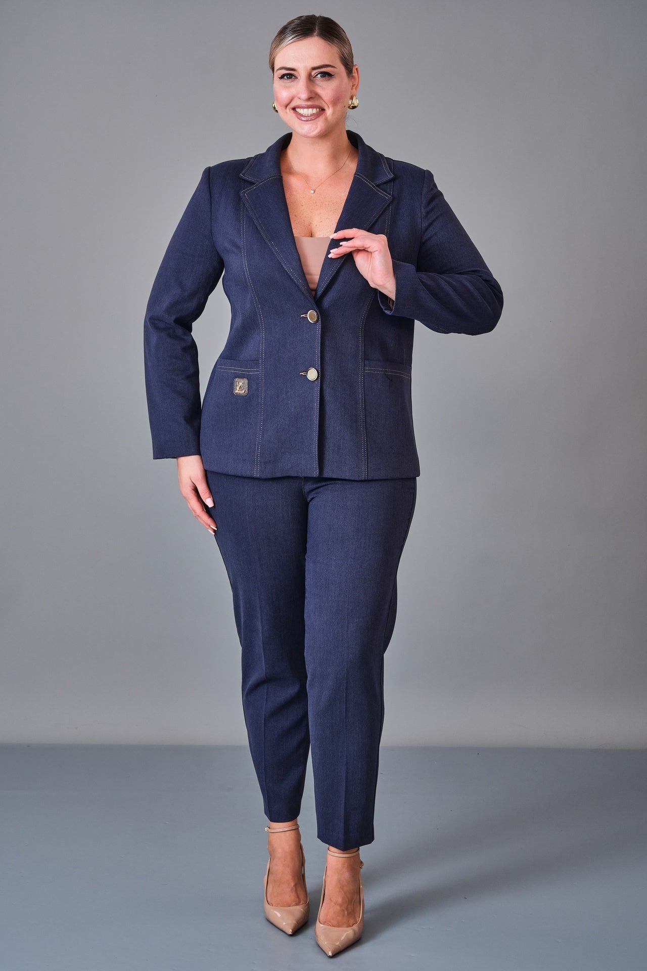 Elitline - Plus Size Suit (ELT27K7-60-4089) - 8690200243417