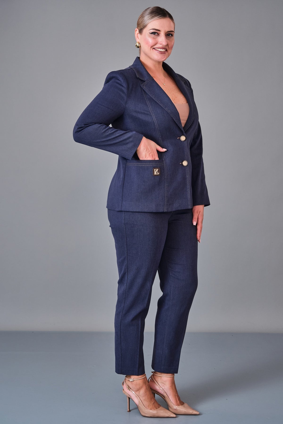 Elitline - Plus Size Suit (ELT27K7-60-4089) - 8690200243417