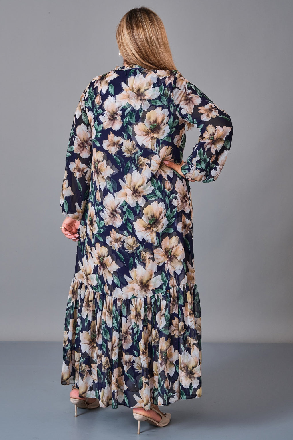 Gumanize - Plus Size Dress (GMZ2027-104-8526) - 8690200243523