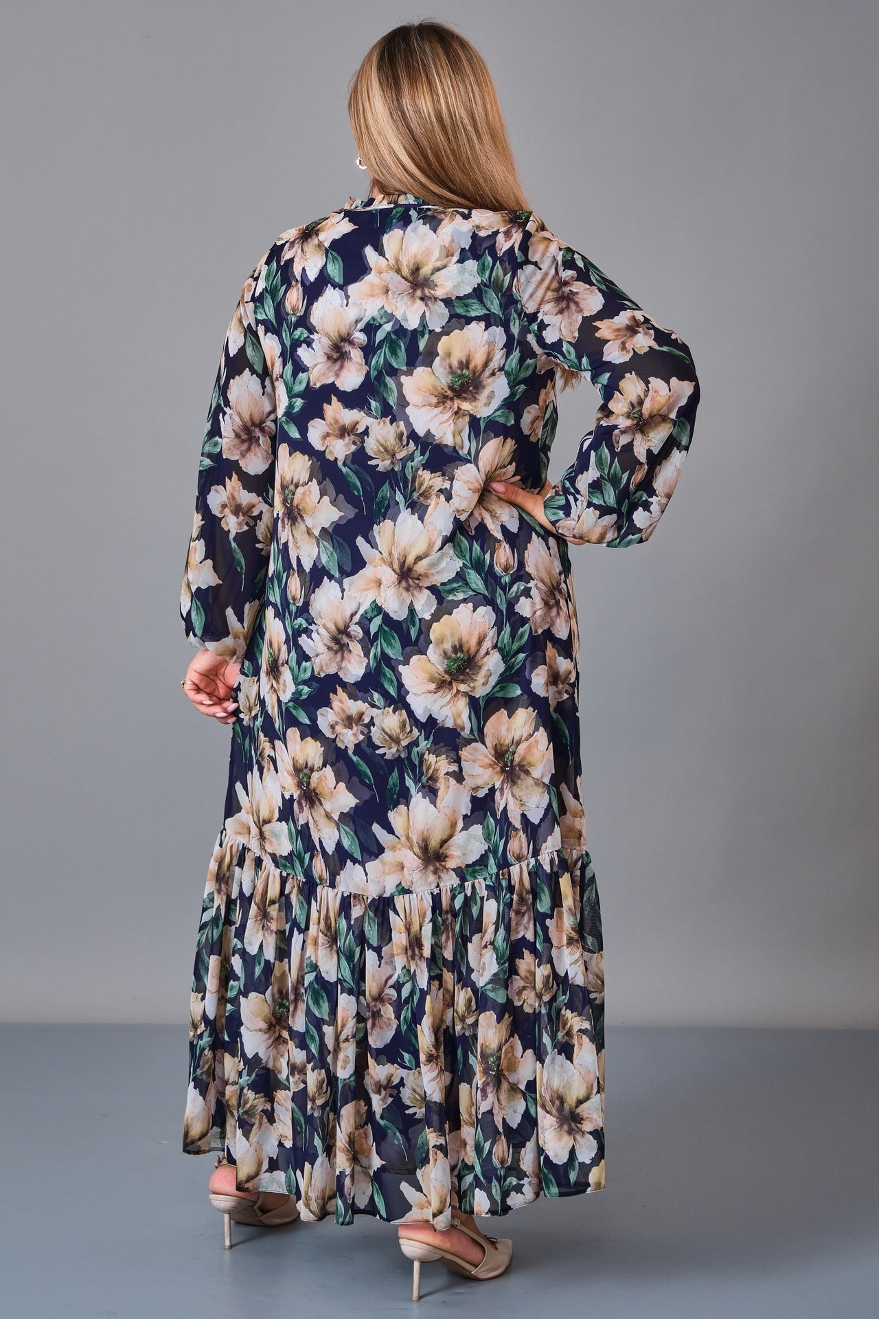 Gumanize - Plus Size Dress (GMZ2027-104-8526) - 8690200243523