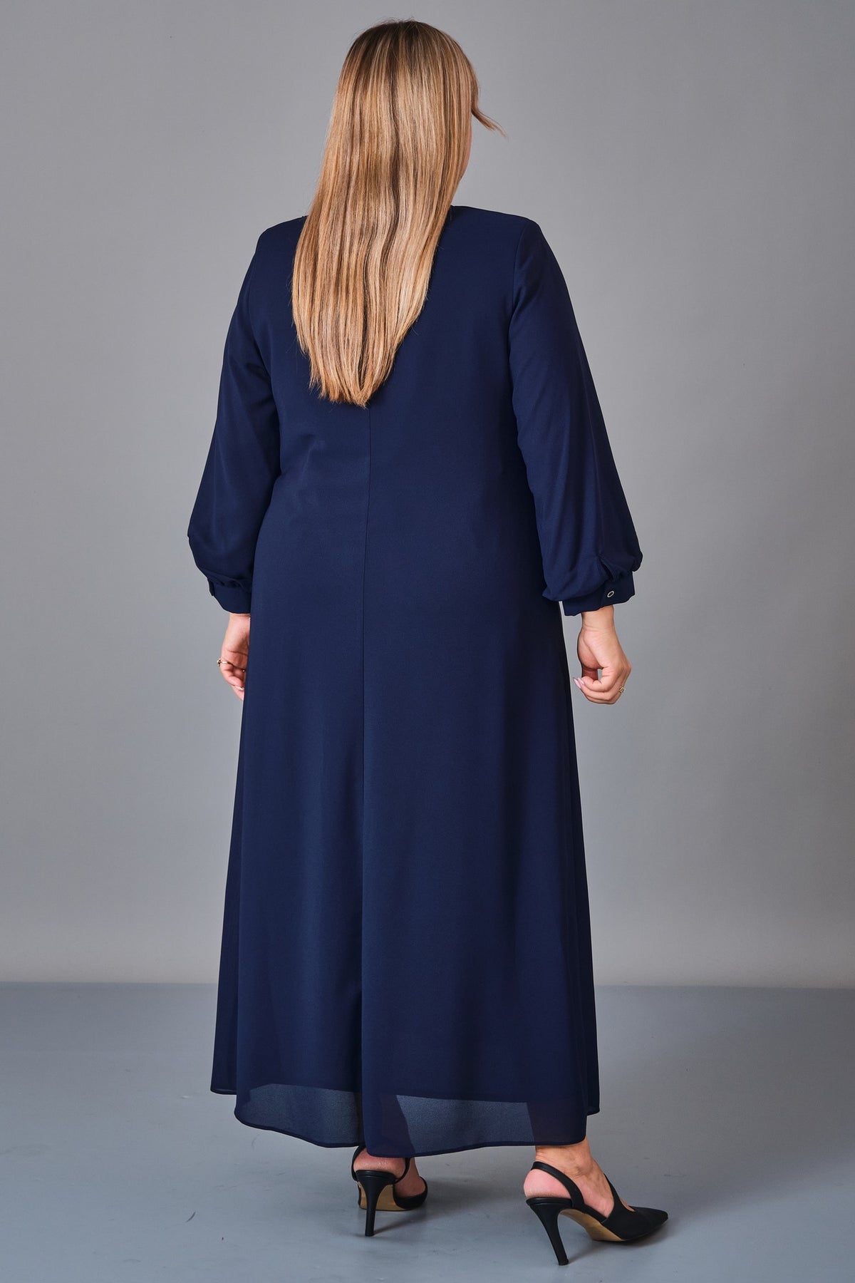 Gumanize - Plus Size Dress (GMZ2027-38-8269) - 8690200243554