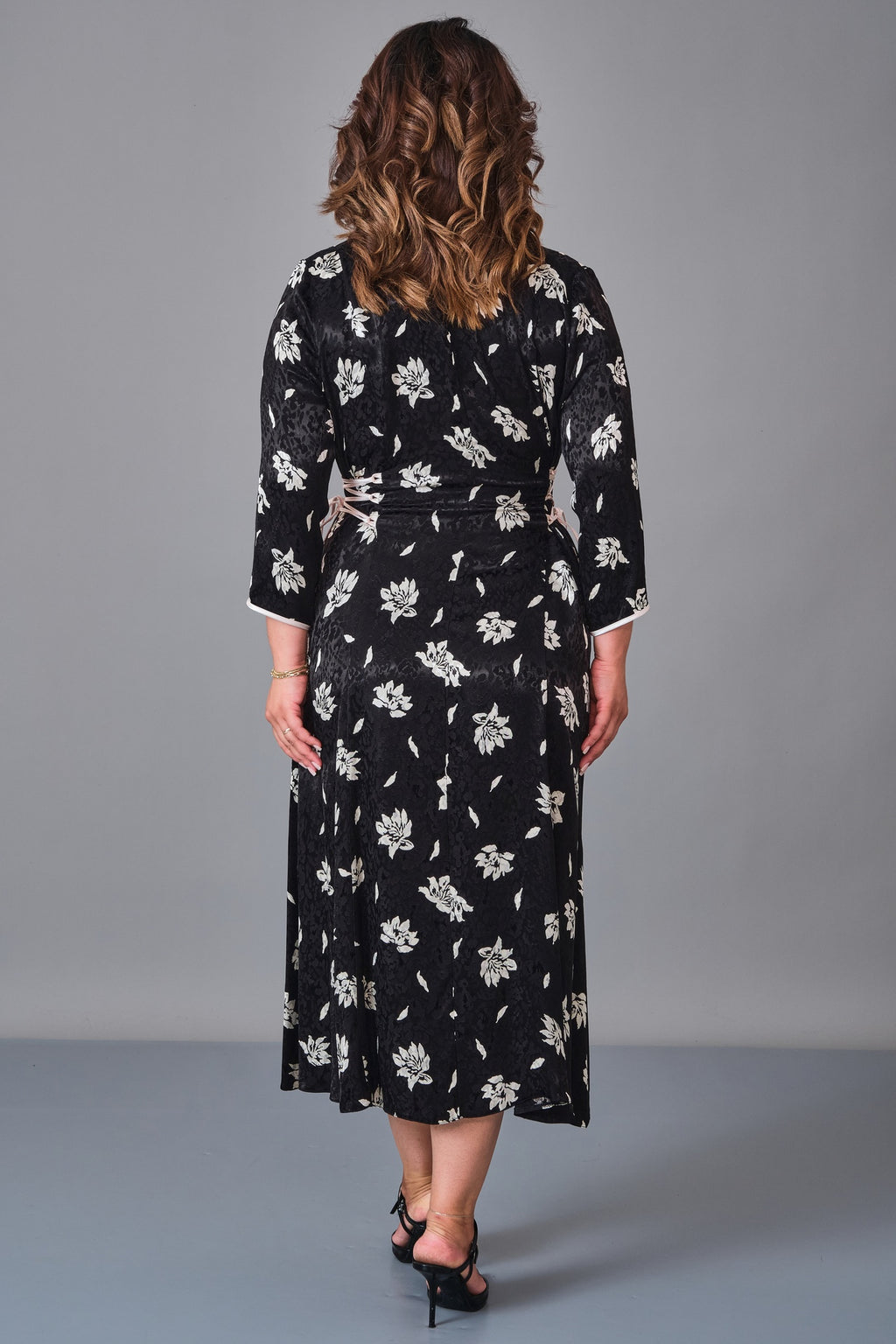 Dress Port - Plus Size Dress (DSP27K5805) - 8690200243752