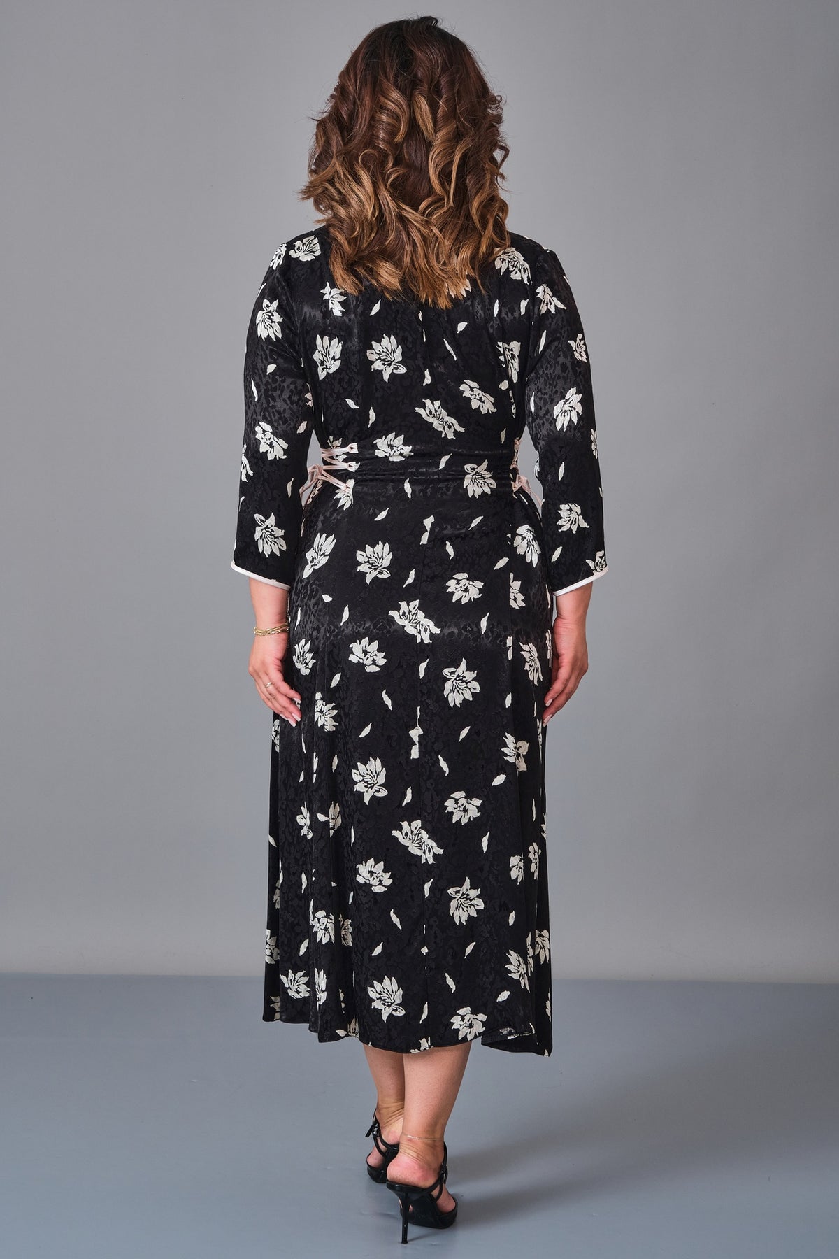 Dress Port - Plus Size Dress (DSP27K5805) - 8690200243752