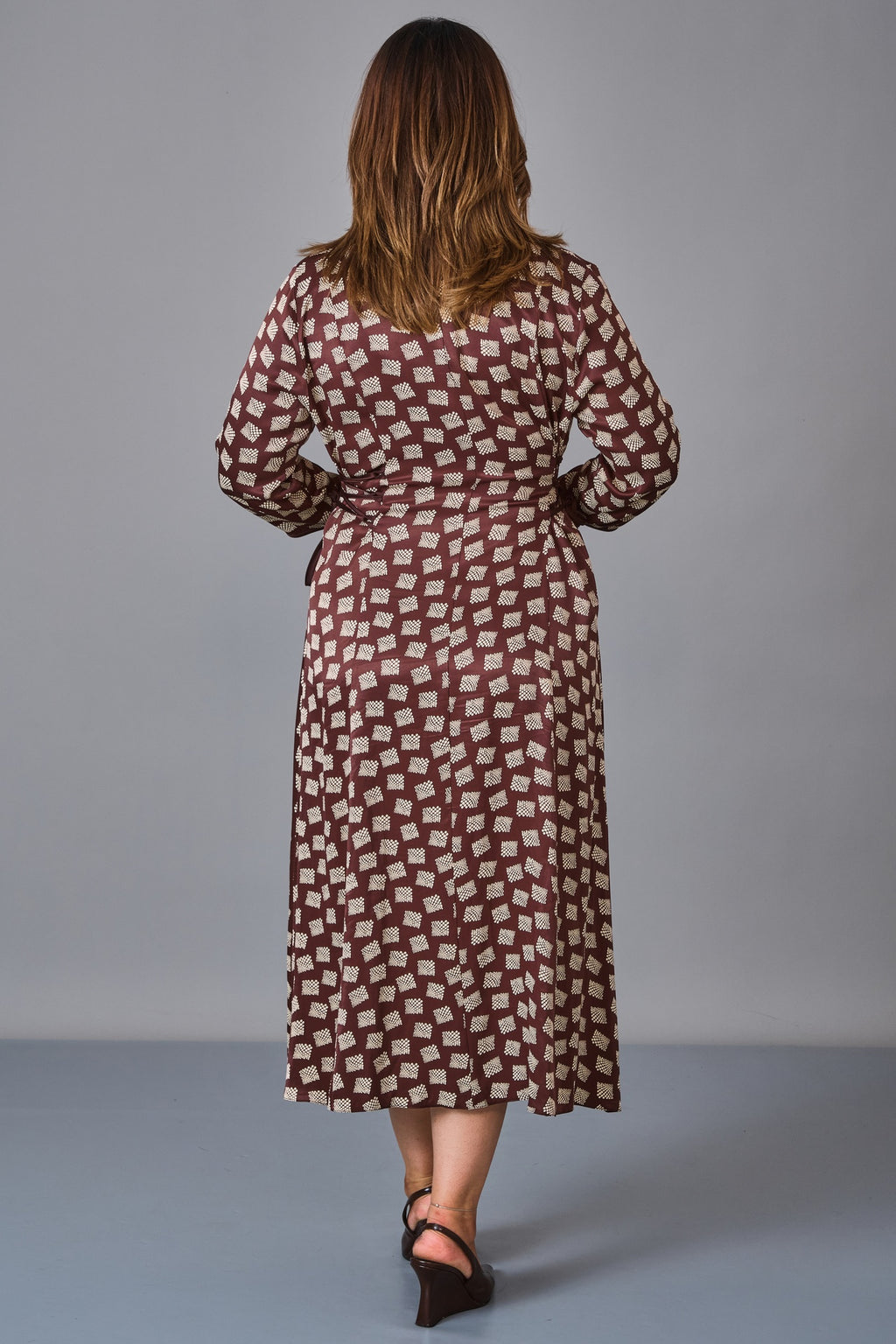 Dress Port - Plus Size Dress (DSP27K5805) - 8690200243783