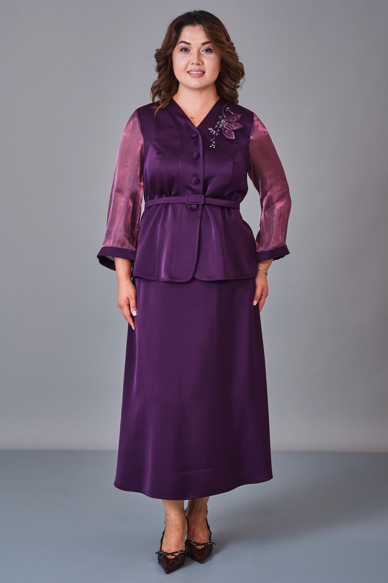 Dress Port - Plus Size Suit (DSP27K3668) - 8690200243820