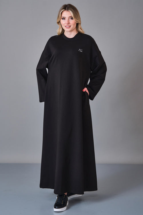 Allblack - Regular Size Dress (ALL27K5004) - 8690200243929
