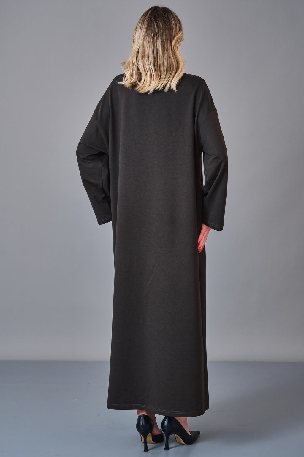 Allblack - Regular Size Dress (ALL27K5004) - 8690200243936