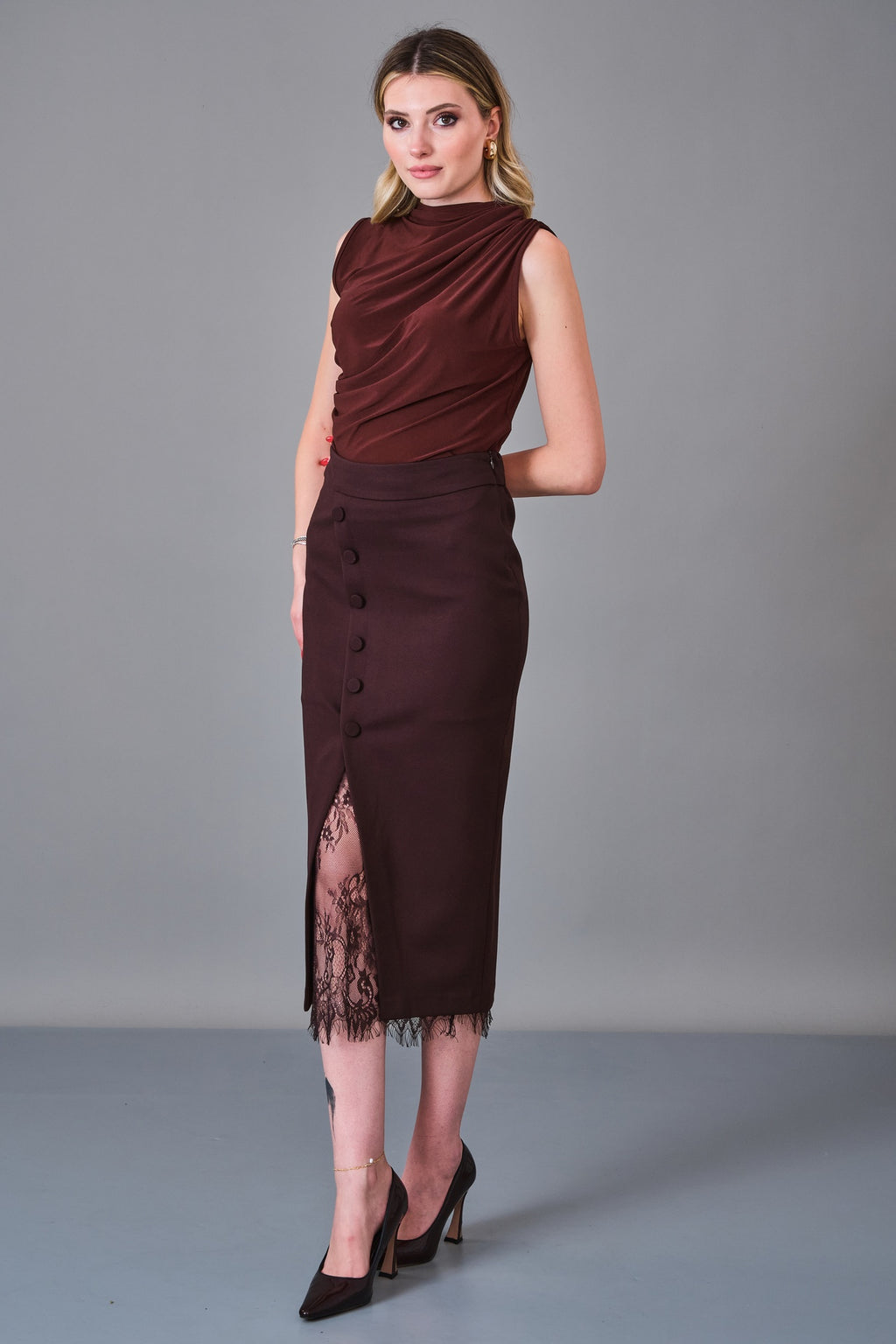 Cocomika - Regular Size Skirt (CMK27K13001) - 8690200244056