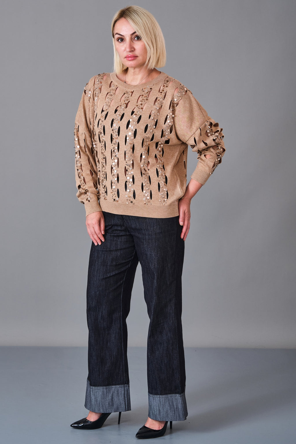 Vedi - Regular Size Blouse (VED27K8021) - 8690200244407