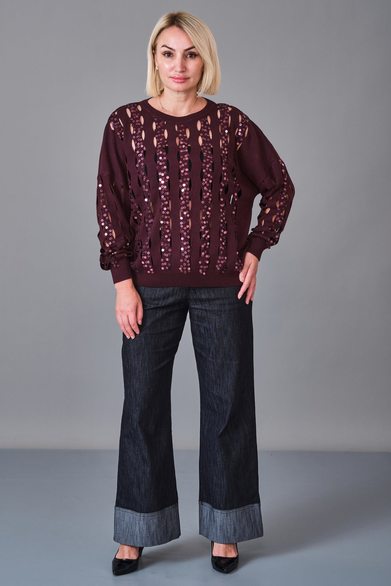Vedi - Regular Size Blouse (VED27K8021) - 8690200244414