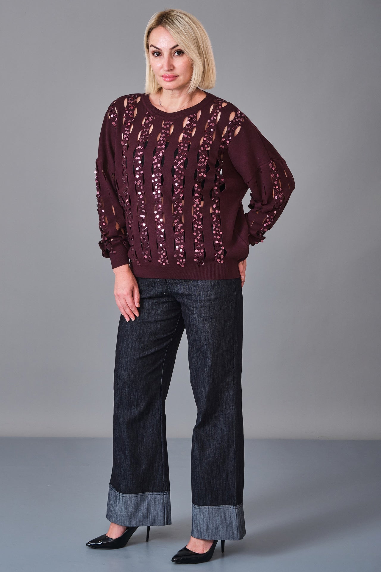 Vedi - Regular Size Blouse (VED27K8021) - 8690200244414