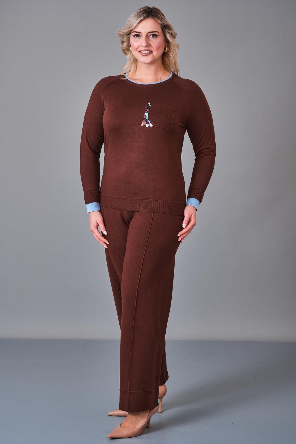 Xlife - Plus Size Knitwear (XLF27K8017) - 8690200244551