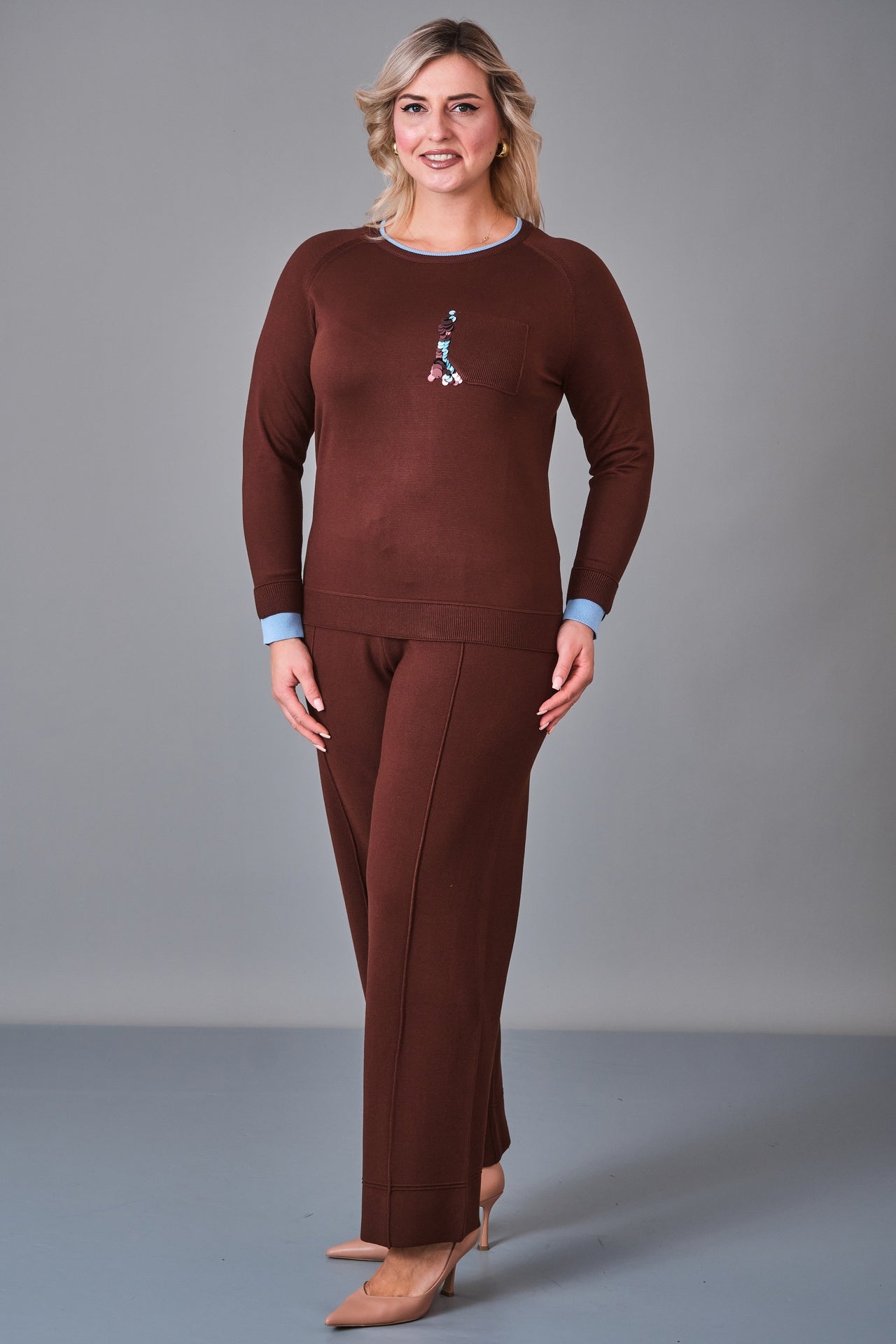 Xlife - Plus Size Knitwear (XLF27K8017) - 8690200244551