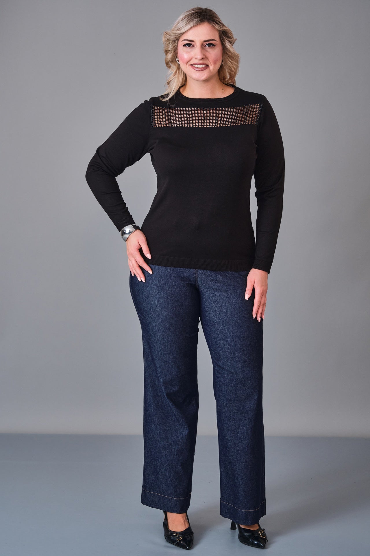 Xlife - Plus Size Jumper (XLF27K8019) - 8690200244575