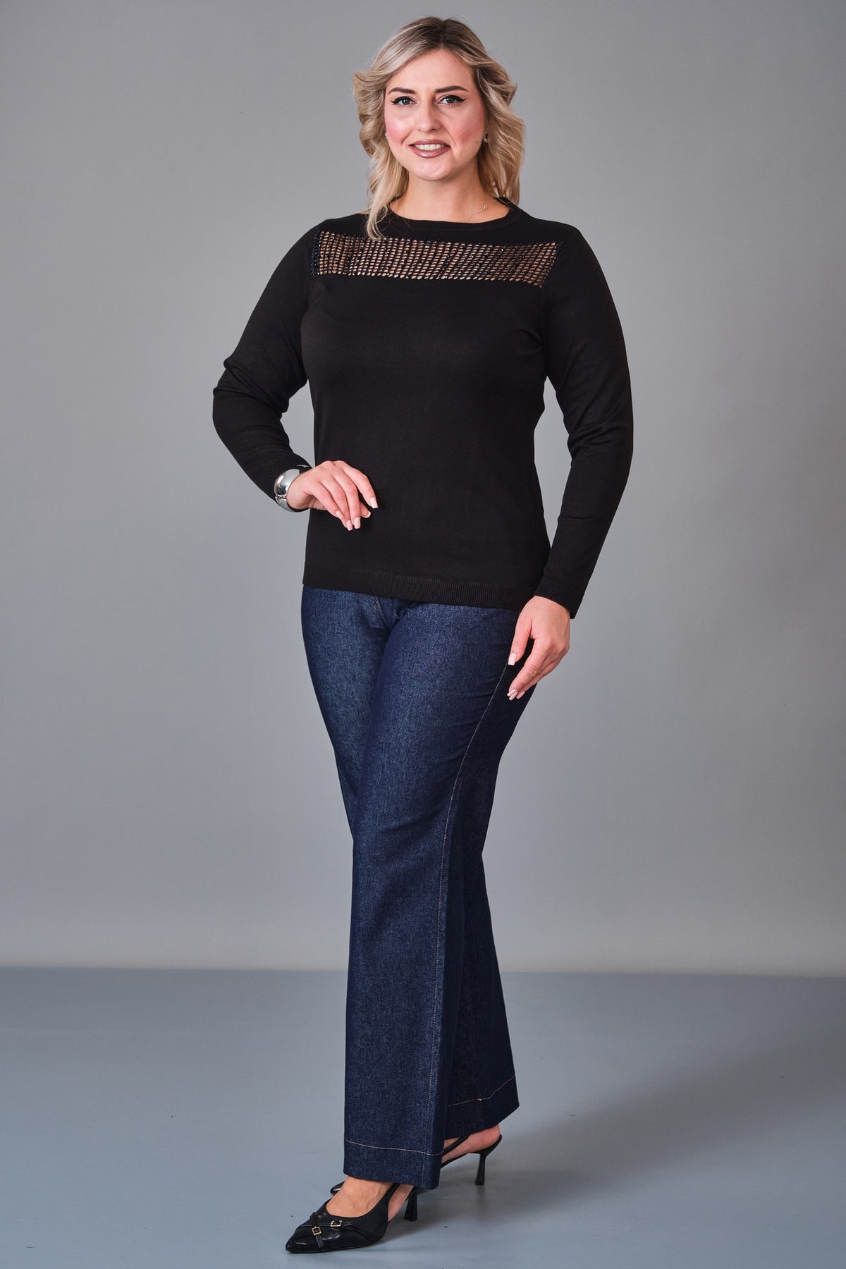 Xlife - Plus Size Jumper (XLF27K8019) - 8690200244575
