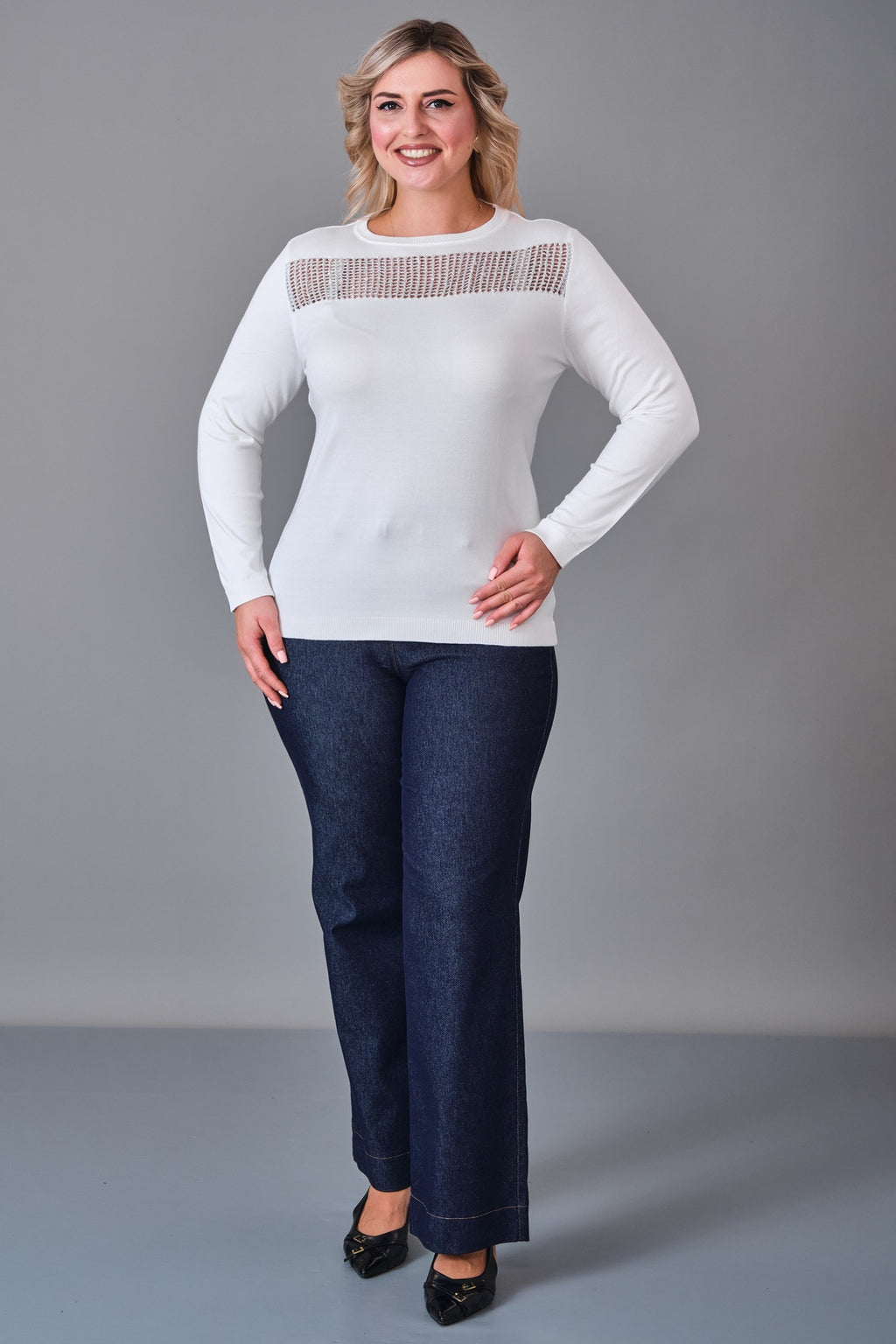 Xlife - Plus Size Jumper (XLF27K8019) - 8690200244582