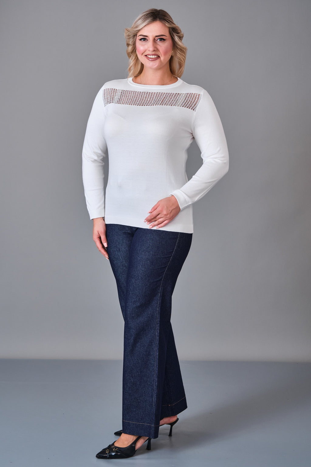 Xlife - Plus Size Jumper (XLF27K8019) - 8690200244582
