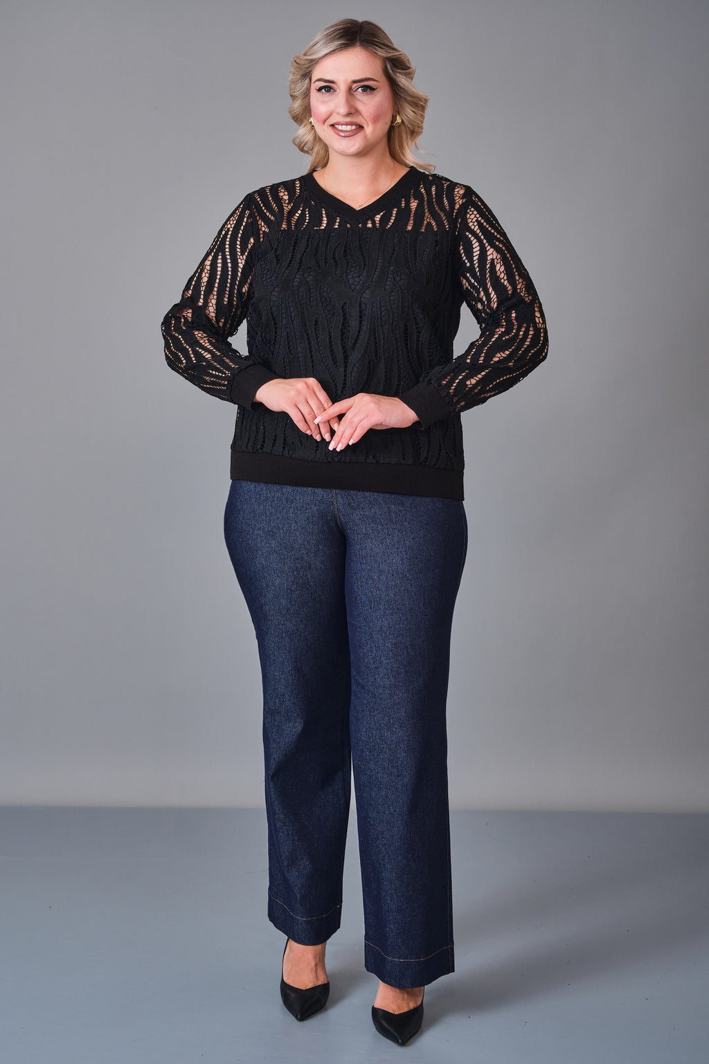 Xlife - Plus Size Blouse (XLF27K8063) - 8690200244612