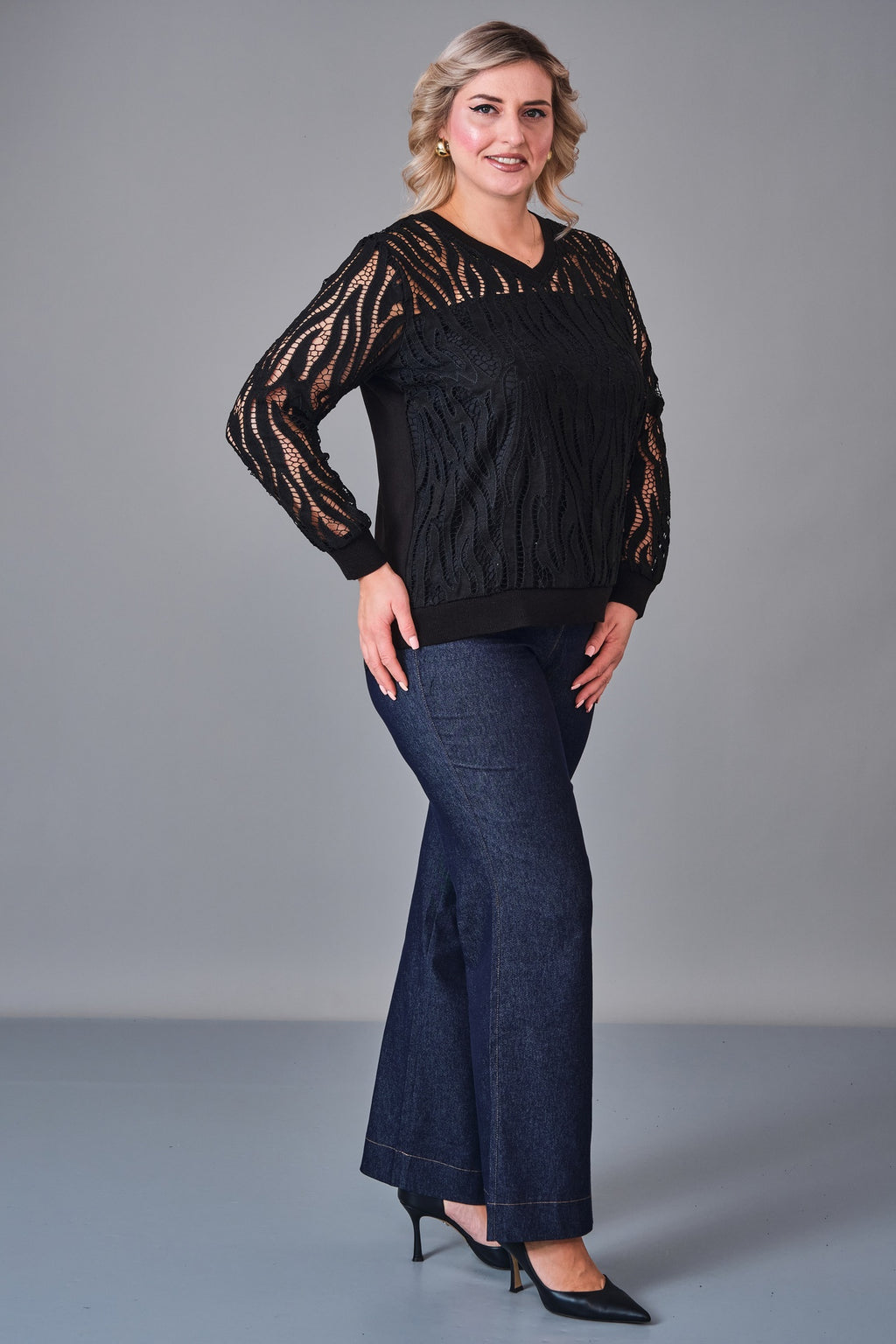 Xlife - Plus Size Blouse (XLF27K8063) - 8690200244612