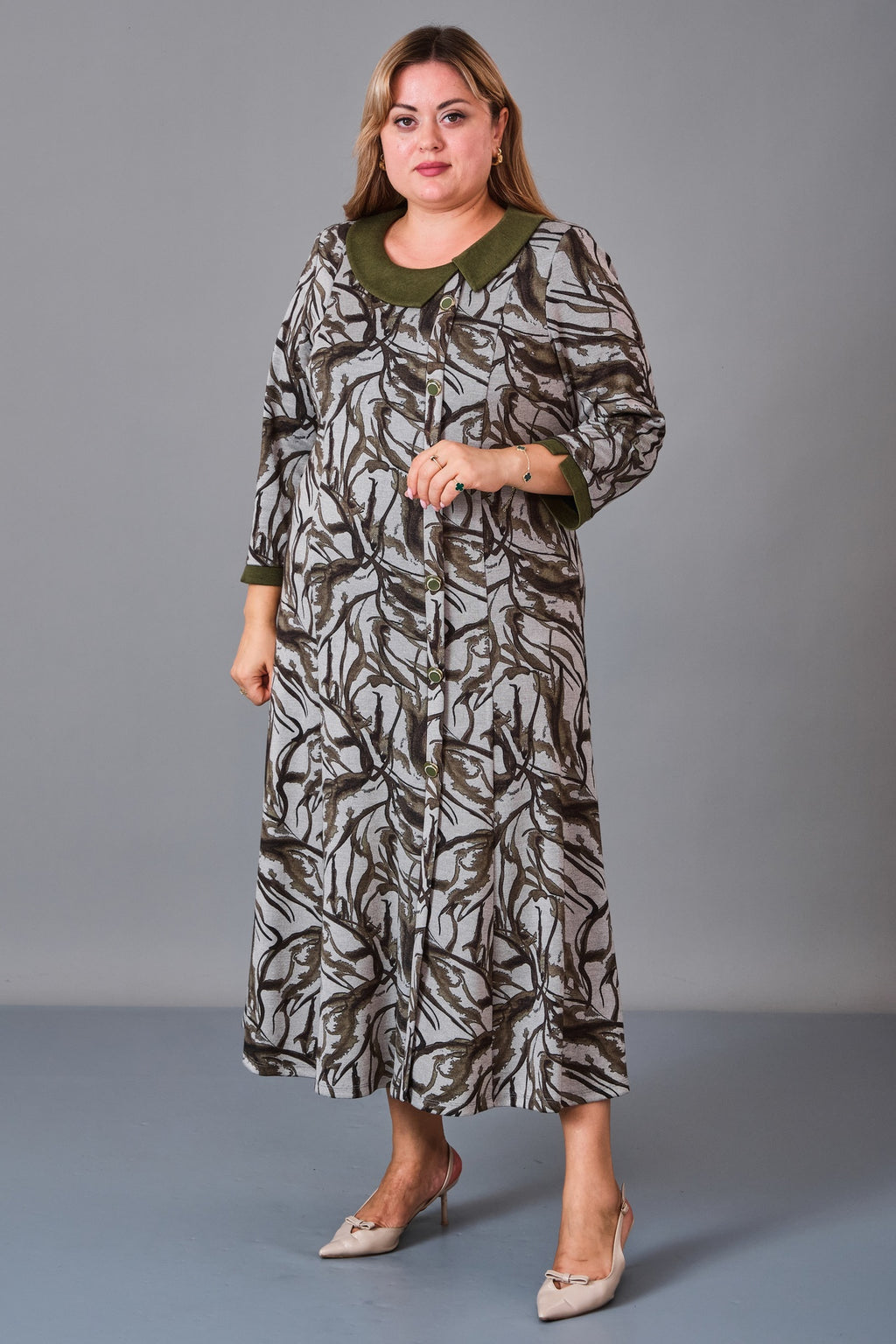 Gumanize - Plus Size Dress (GMZ2026-438-7318) - 8690200244889