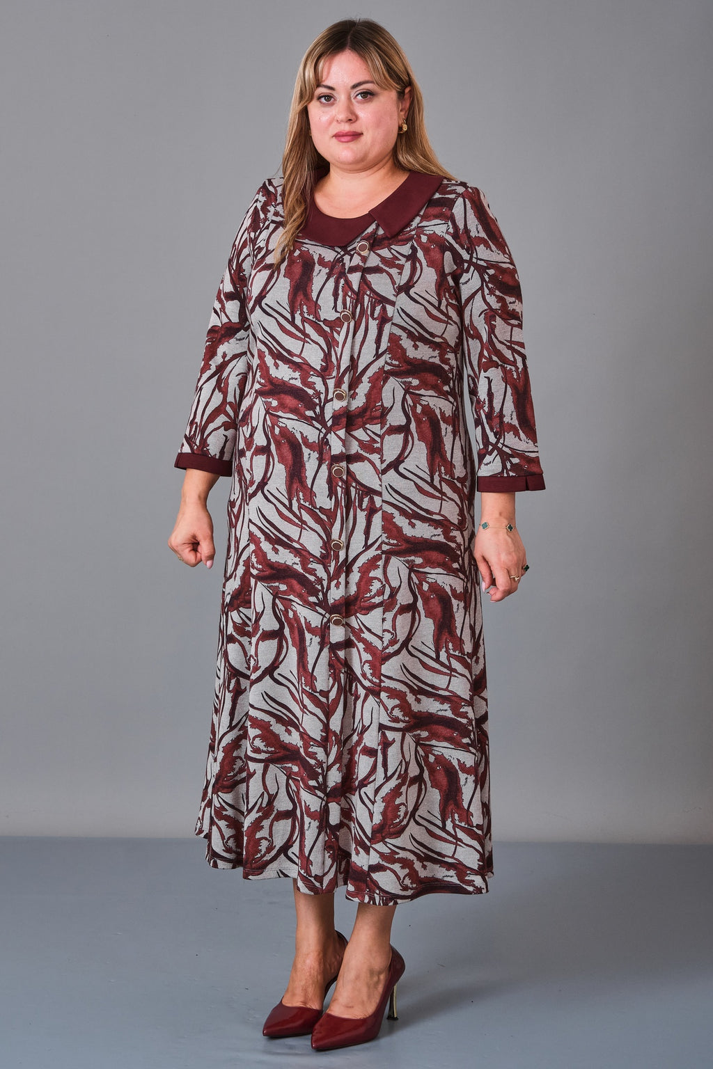Gumanize - Plus Size Dress (GMZ2026-438-7318) - 8690200244896