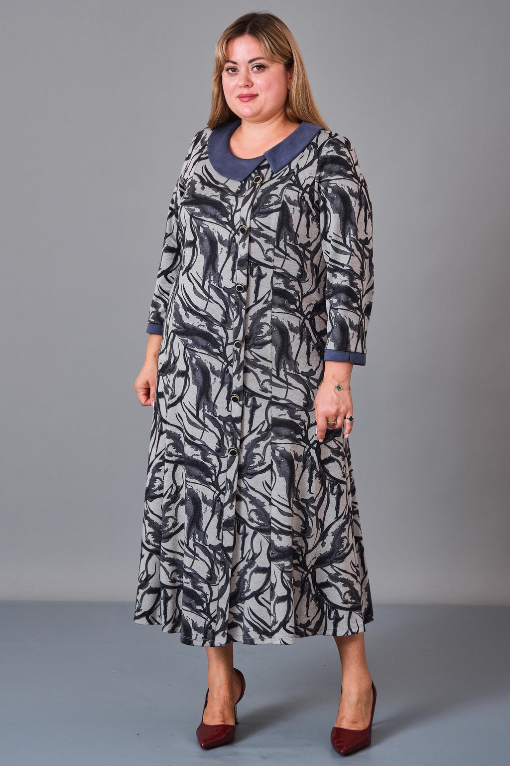 Gumanize - Plus Size Dress (GMZ2026-438-7318) - 8690200244902