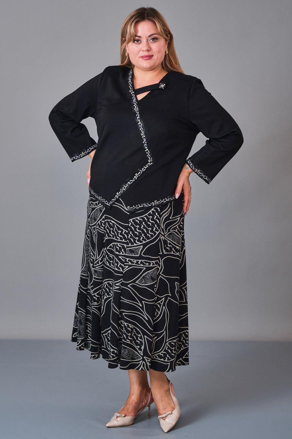 Gumanize - Plus Size Dress (GMZ2026-452-7406) - 8690200244919