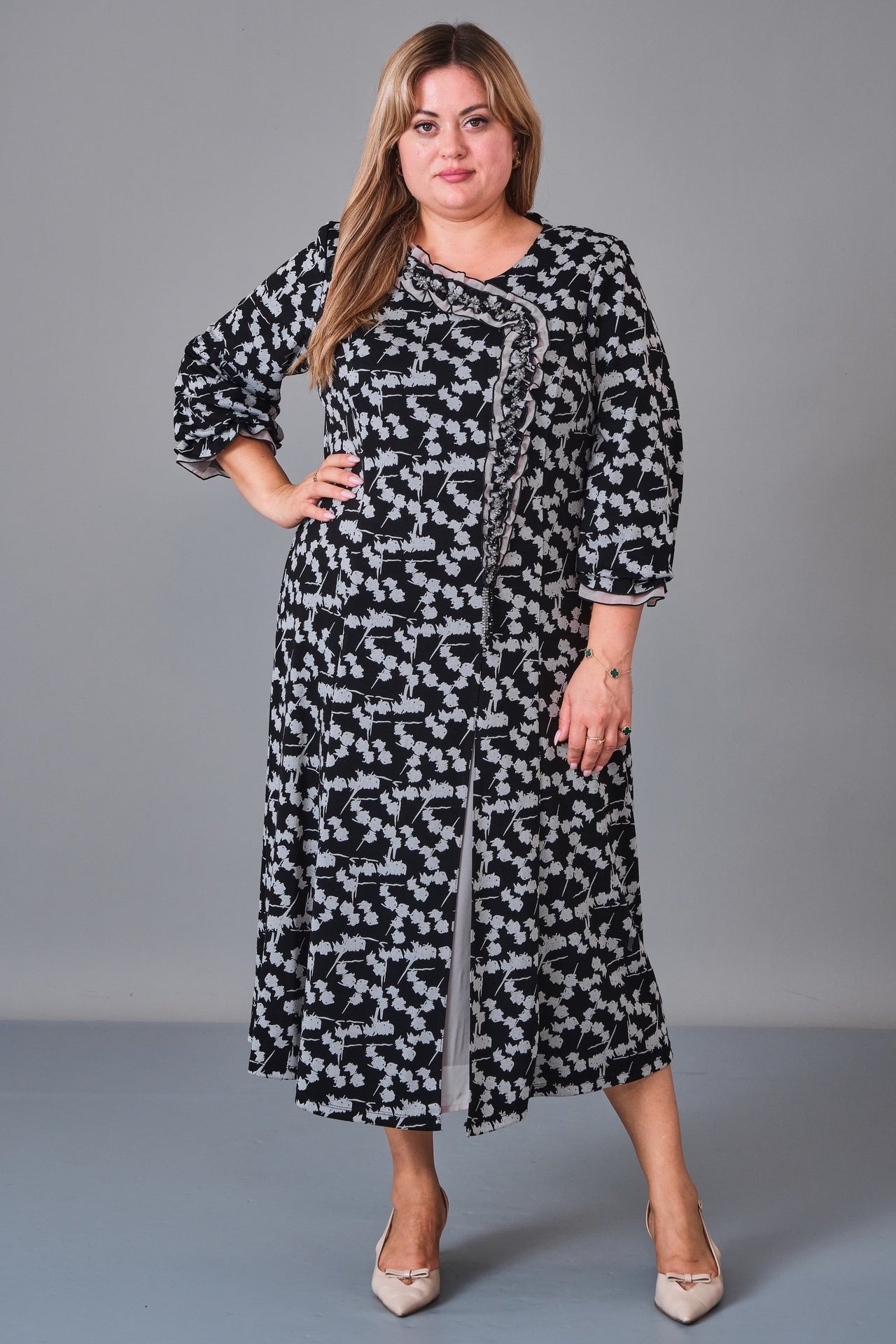Gumanize - Plus Size Dress (GMZ2026-480-8070) - 8690200244926