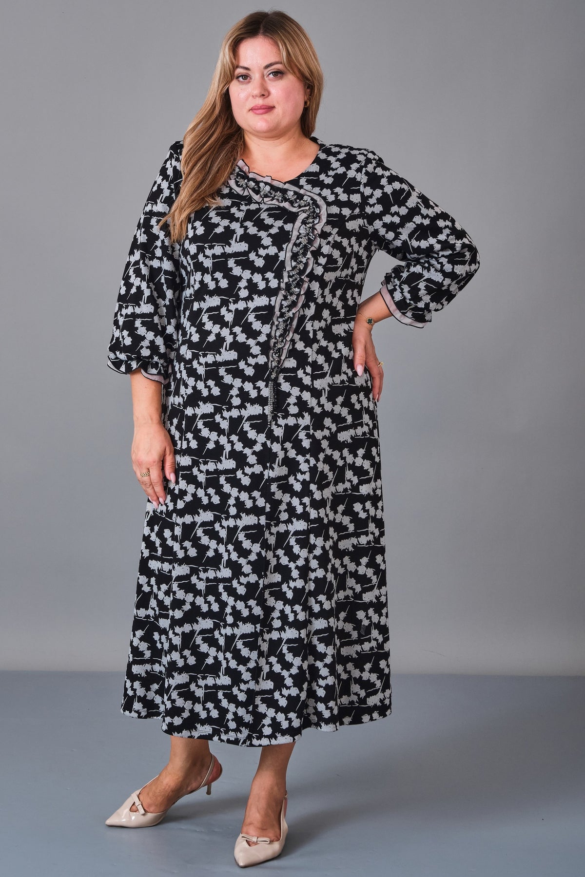 Gumanize - Plus Size Dress (GMZ2026-480-8070) - 8690200244926