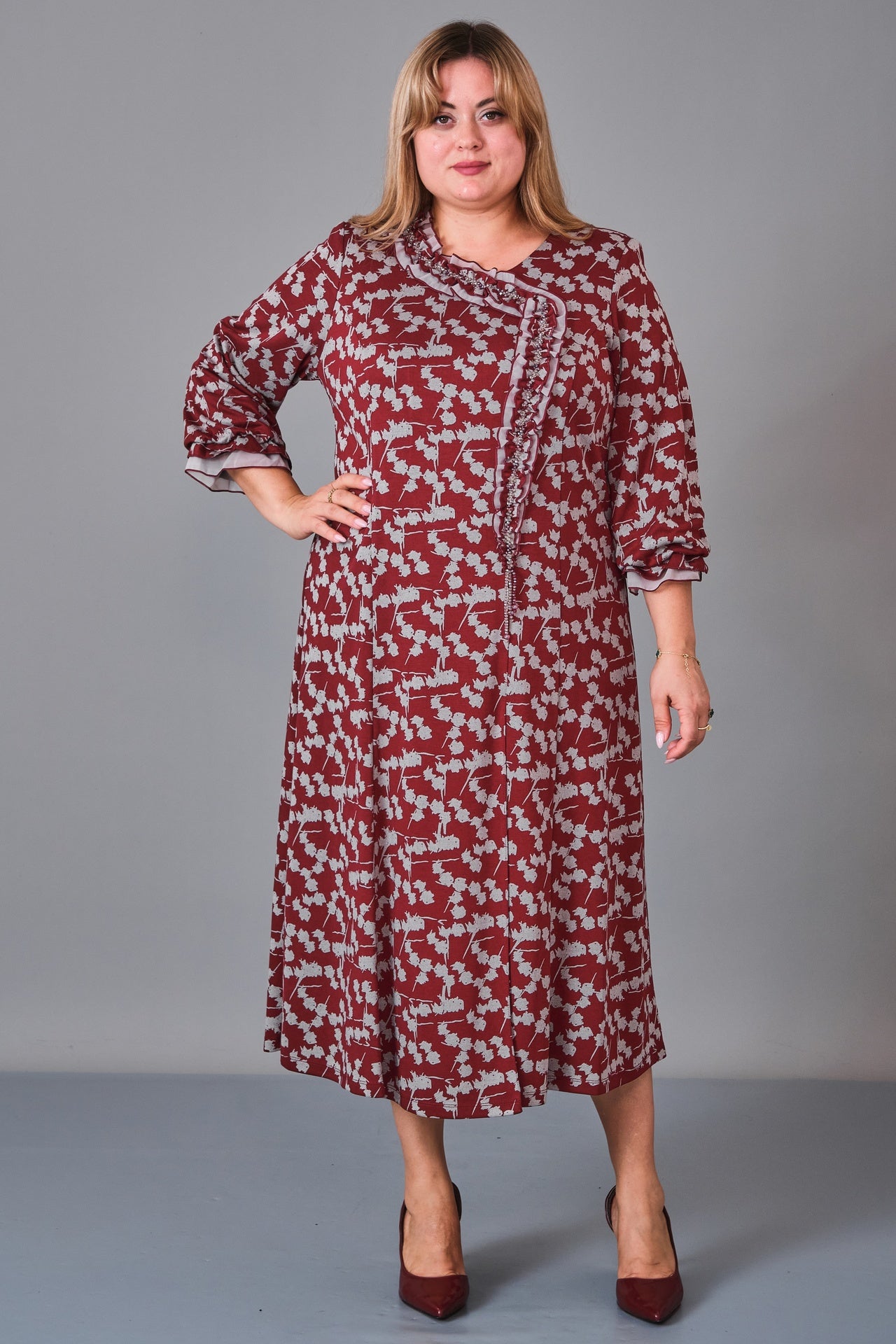 Gumanize - Plus Size Dress (GMZ2026-480-8070) - 8690200244940