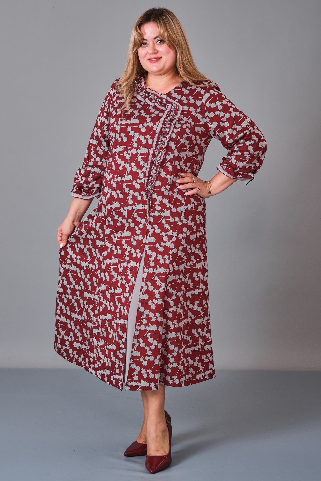 Gumanize - Plus Size Dress (GMZ2026-480-8070) - 8690200244940