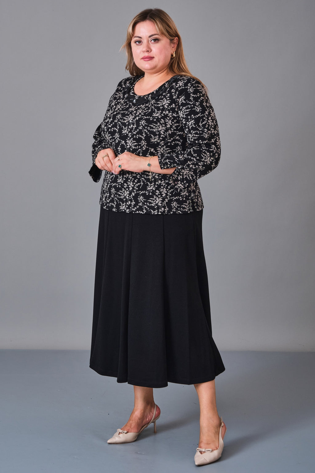 Gumanize - Plus Size Dress (GMZ2026-58-7953) - 8690200244957