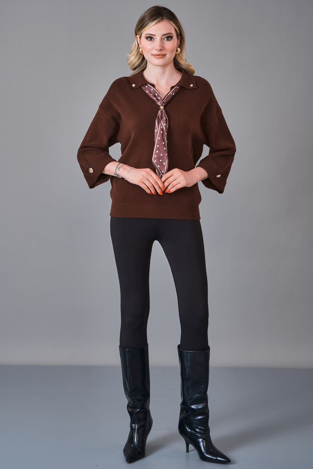 Dioganal - Regular Size Blouse (DGN27K12951) - 8690200245138