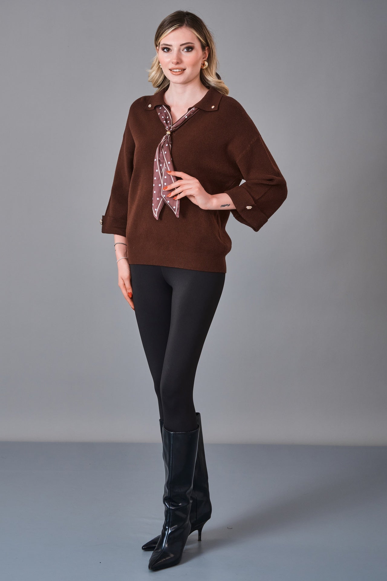 Dioganal - Regular Size Blouse (DGN27K12951) - 8690200245138