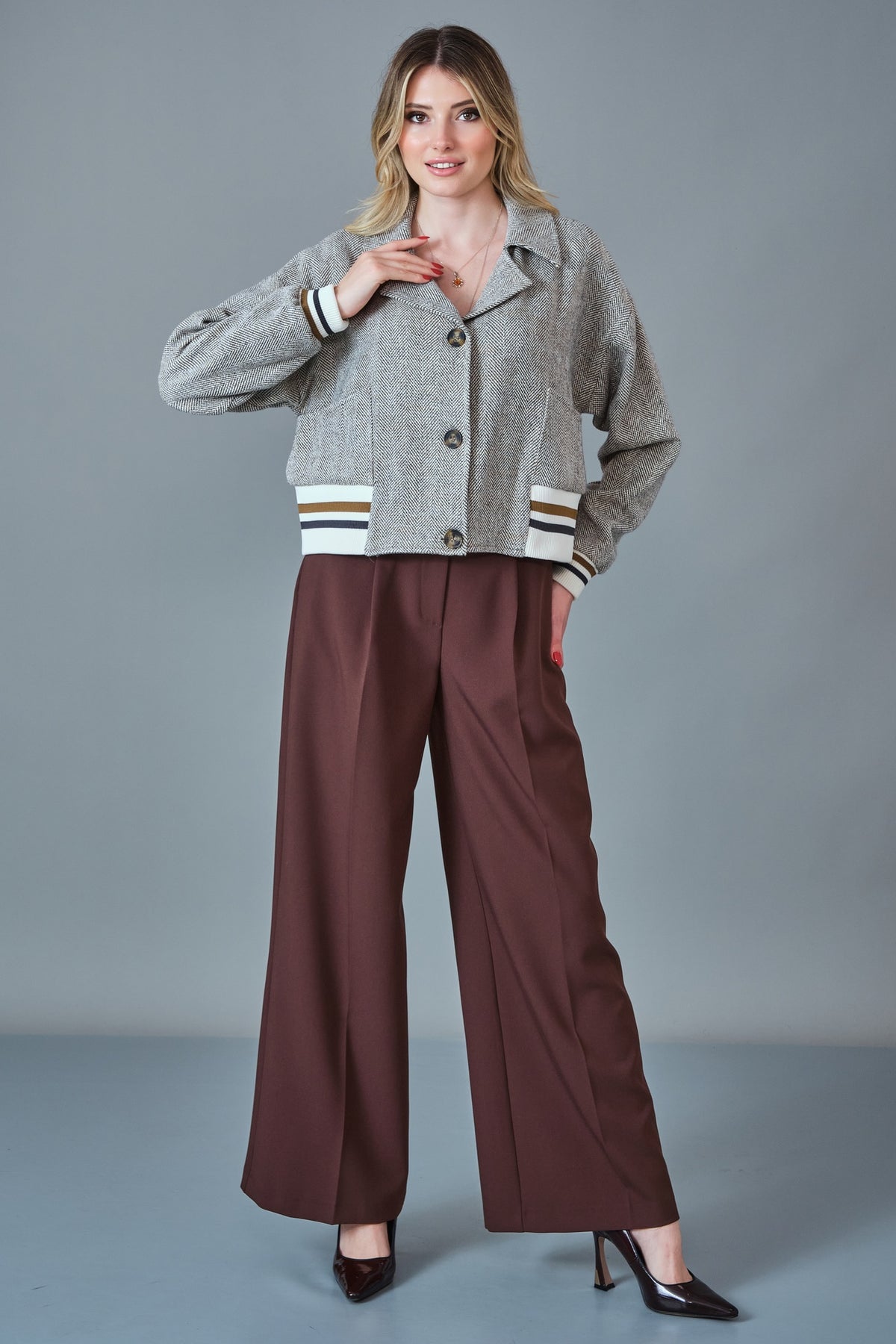 Diagonal - Regular Size Jacket (DGN27K90606)