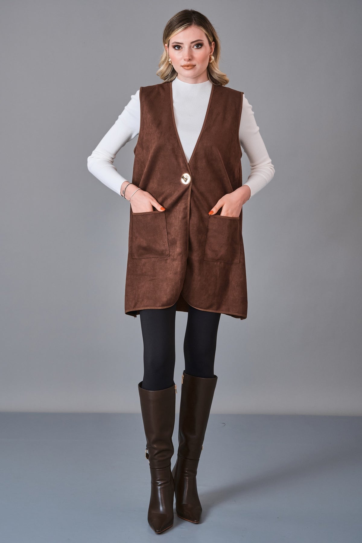 Dioganal - Regular Size Waistcoat (DGN27K12901) - 8690200245282