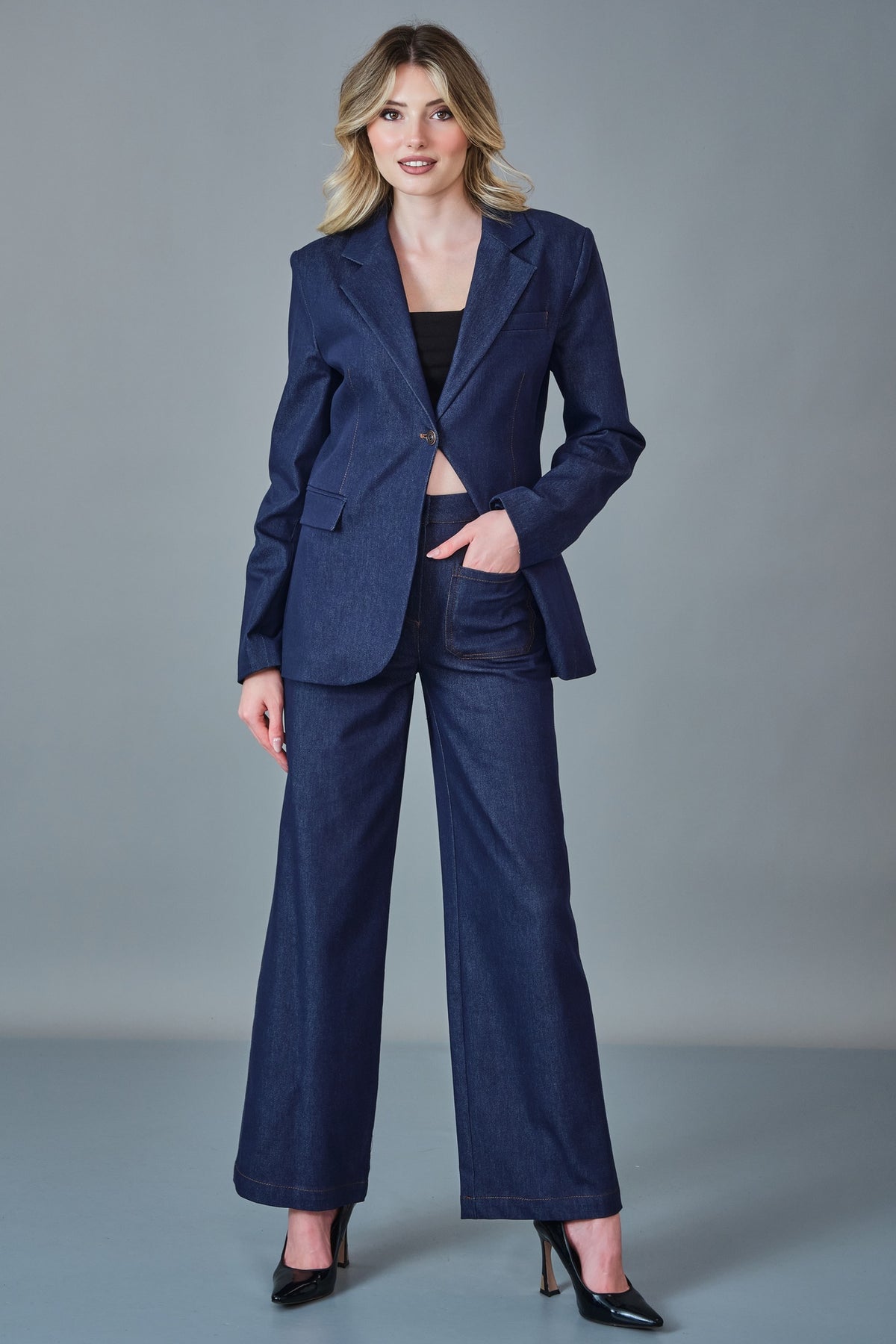 Diagonal - Regular Size Trousers (DGN27K90221)