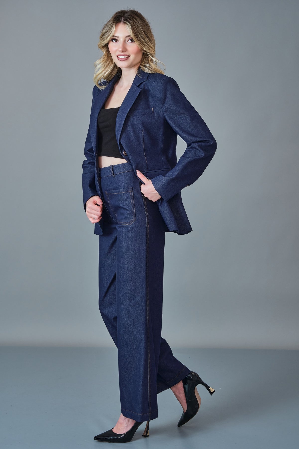 Diagonal - Regular Size Trousers (DGN27K90221)