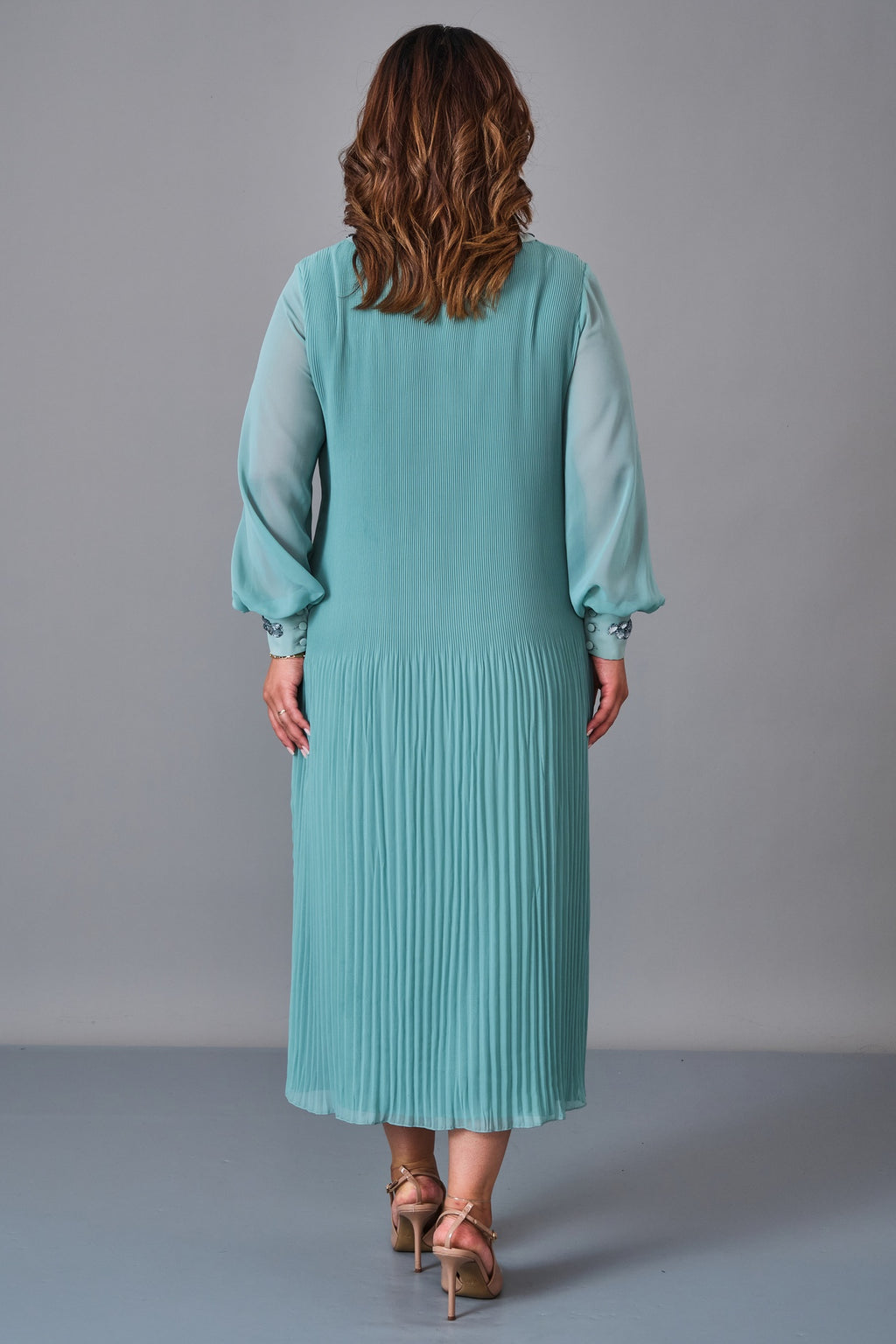 Ksas - Plus Size Dress (KSS27K32421) - 8690200245497