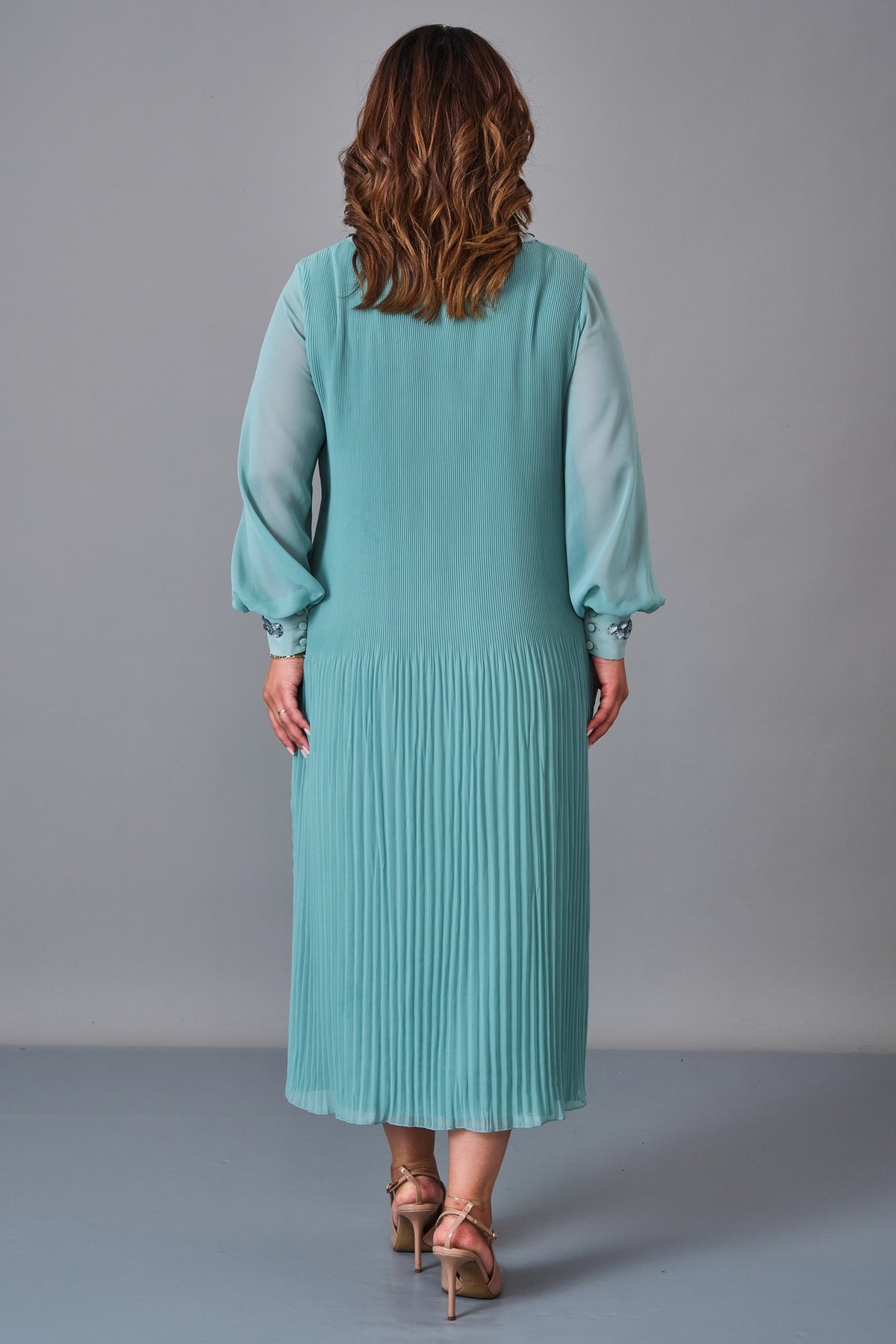 Ksas - Plus Size Dress (KSS27K32421) - 8690200245497