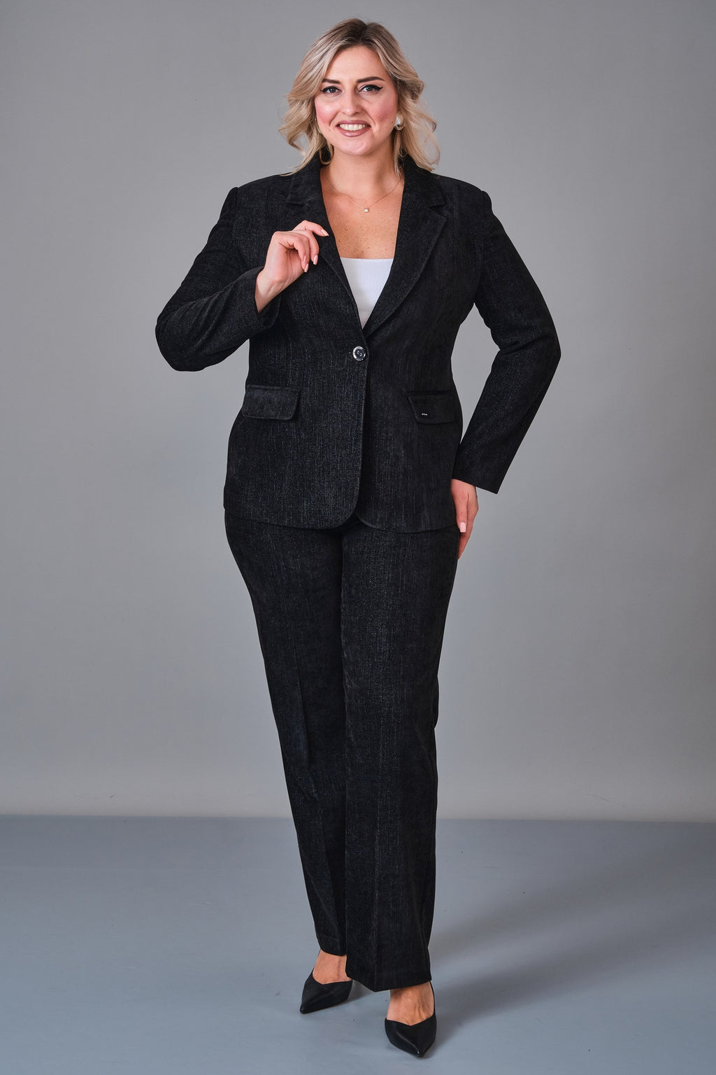 Elitline - Plus Size Suit (ELT27K7-62-4088) - 8690200245534